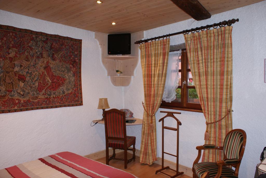 Hotel Restaurant Le Schlossberg Zellenberg Kamer foto